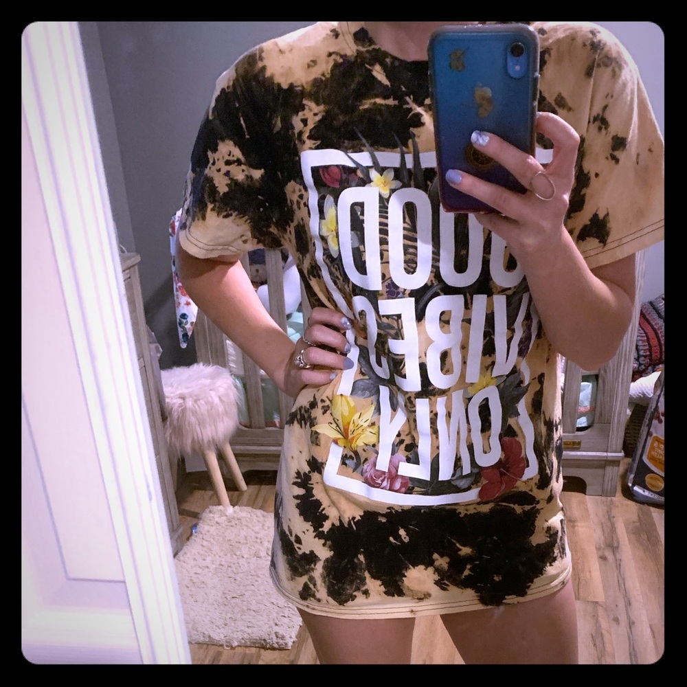 Acid wash t shirt